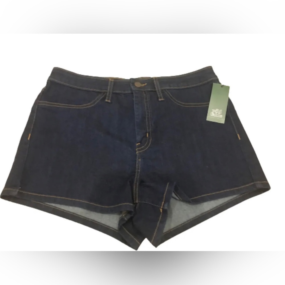 Women's Dark Denim Short Shorts Size 12/31 NEW